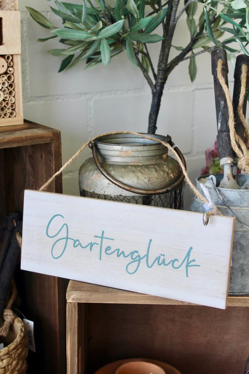 Wedernoch.ch Schild *Gartenglück*