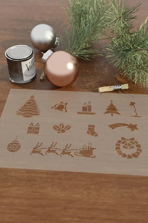 Schablone *Weihnachtsmotive*