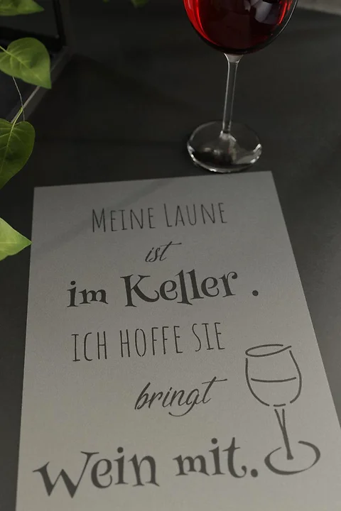 Schablone *Weinlaune*