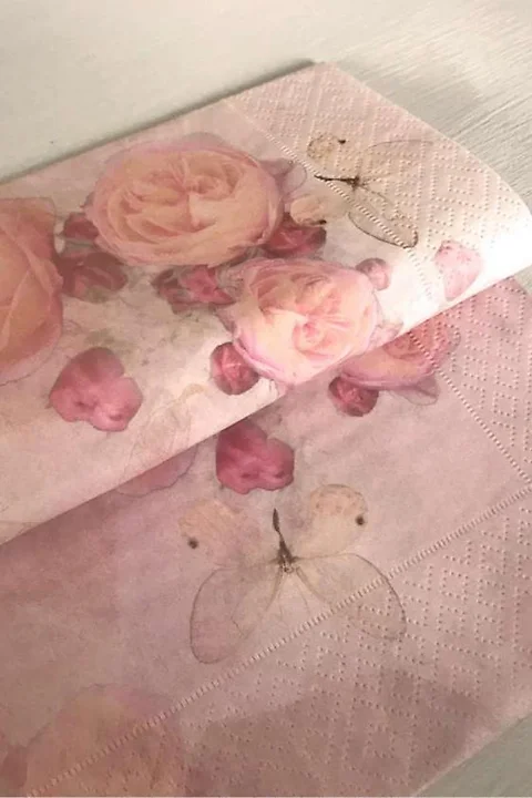 Serviette *Leicht wie ein Schmetterling*