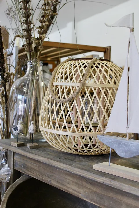 Laterne Boho H35cm