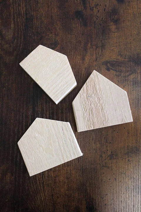 3 Rohlinge Häuschen