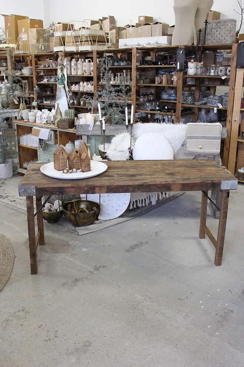 Marktisch aus Altholz L150x71cm