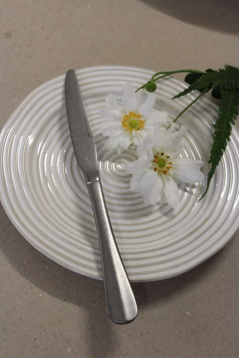 Frühstücksteller Dunes weiss