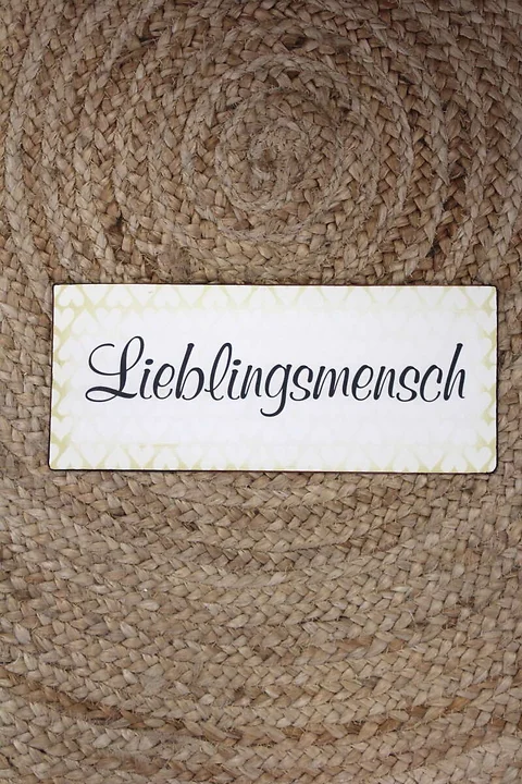 Metallschild *Lieblingsmensch*