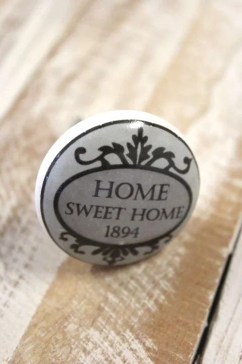 Möbelknopf Home sweet Home ø3.7cm