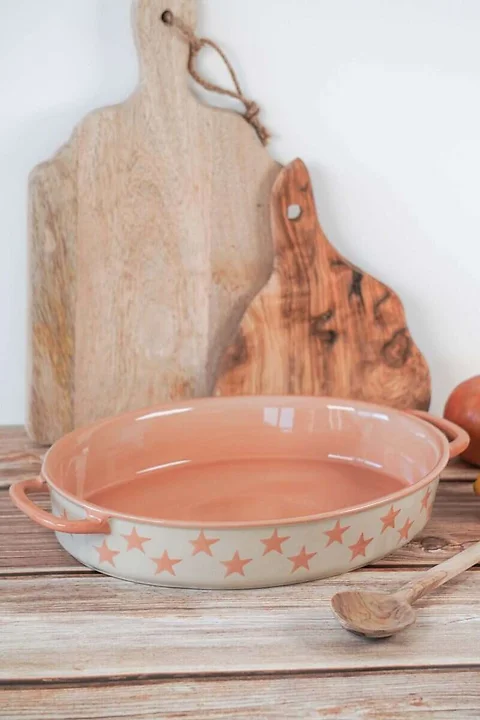 Ovale Auflaufform Apricot L36cm
