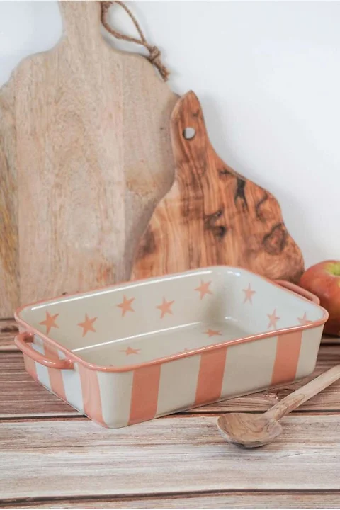 Rechteckige Ofenform Apricot L30cm