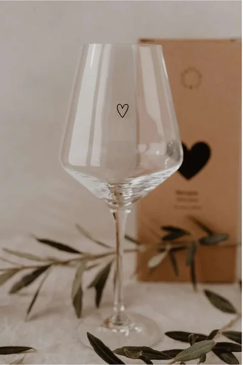 Weinglas 490ml Herz