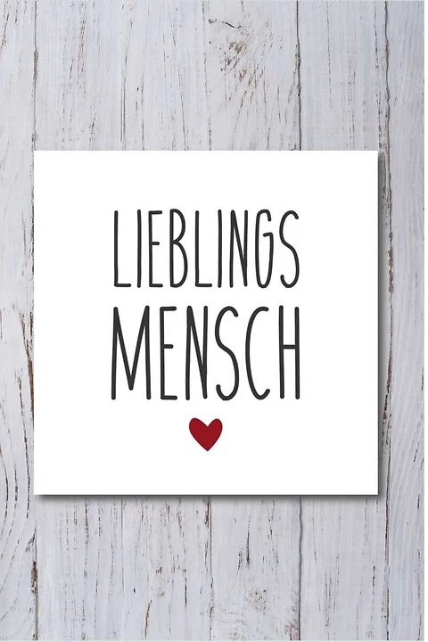 Serviette Lieblingsmensch