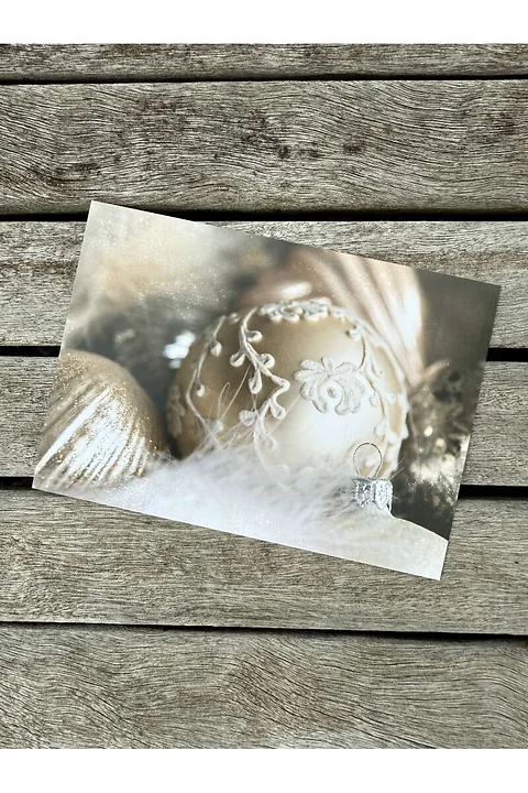 Karte Weihnachtskugel