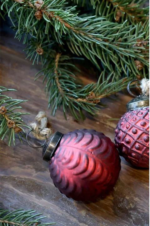 Weihnachtskugel Rot ø5.5cm