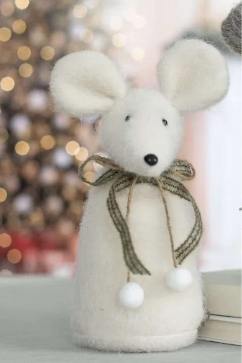 Filzmaus Beige H24cm