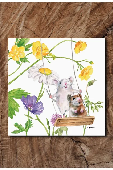 Serviette Fridolin und Freund