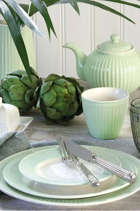 Frühstücksteller Alice Pale Green