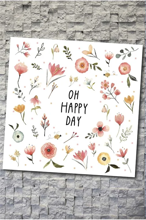 Serviette *oh happy Day*