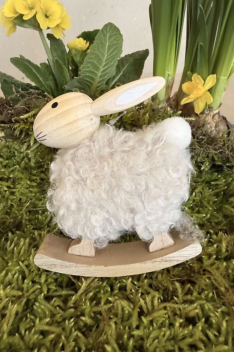 Hase Beige H10cm