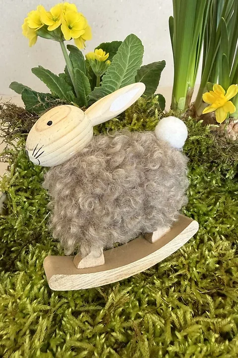 Hase Hellbraun H10cm