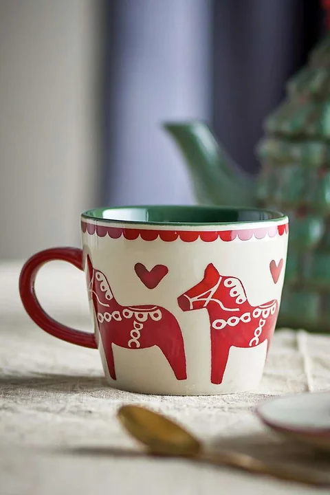 Tasse Glückspferd Rot 300ml