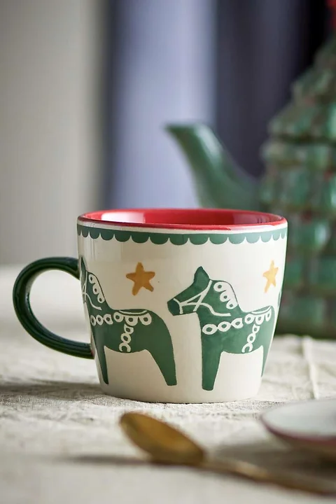 Tasse Glückspferd Grün 300ml