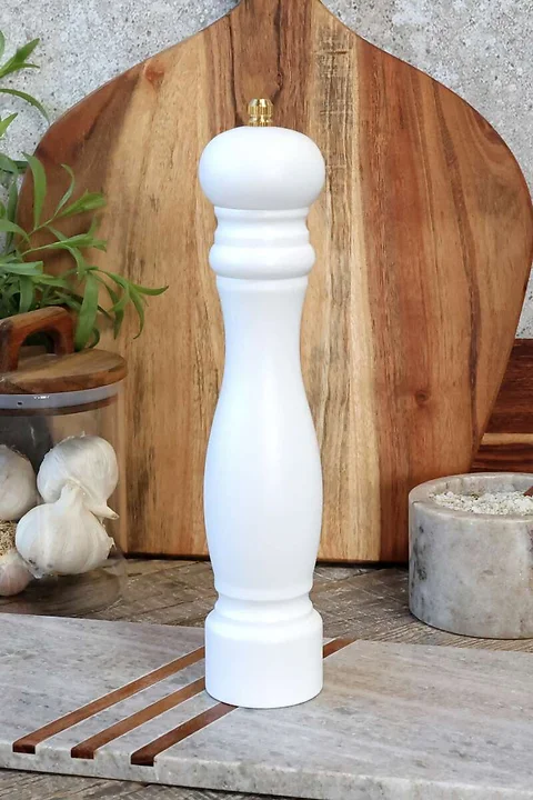 Salz/Pfeffermühle Creme H26cm