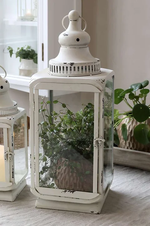 Grosse Laterne Shabby H54cm